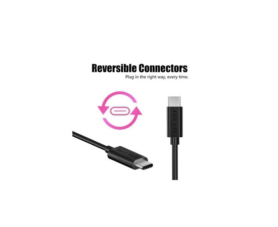 Дата кабель USB-C to USB-C 2.0m Choetech (CC0003), изображение 6 Дата кабель USB-C to USB-C 2.0m Choetech (CC0003), изображение 6