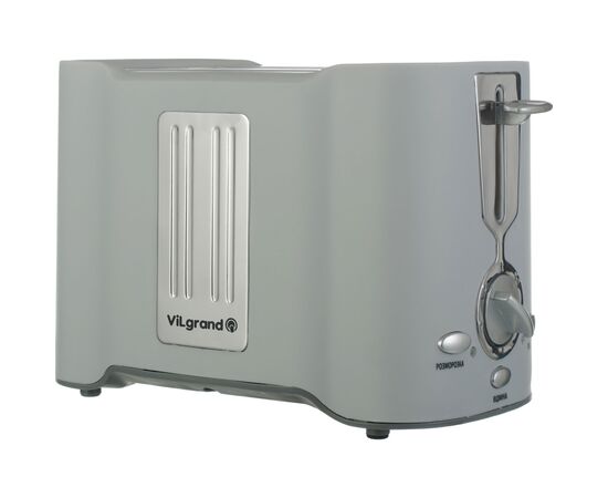 Тостер Vilgrand VT 0929H grey, изображение 2 Тостер Vilgrand VT 0929H grey, изображение 2