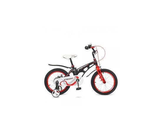 Детский велосипед Prof1 16" Infinity Черный/Красный (LMG16201 black/red), изображение 2 Детский велосипед Prof1 16" Infinity Черный/Красный (LMG16201 black/red), изображение 2