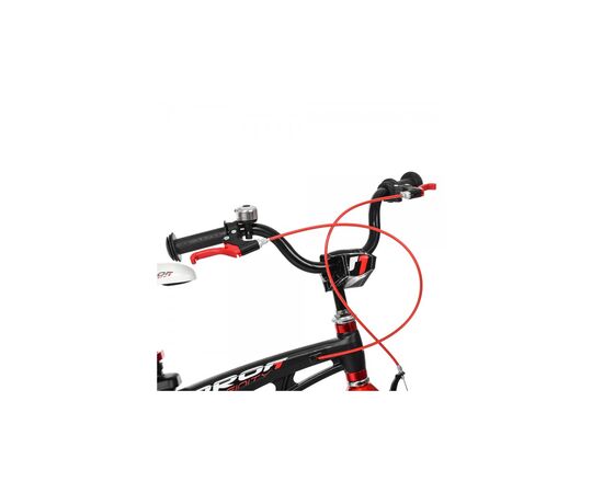 Детский велосипед Prof1 16" Infinity Черный/Красный (LMG16201 black/red), изображение 3 Детский велосипед Prof1 16" Infinity Черный/Красный (LMG16201 black/red), изображение 3