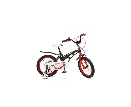 Детский велосипед Prof1 16" Infinity Черный/Красный (LMG16201 black/red)