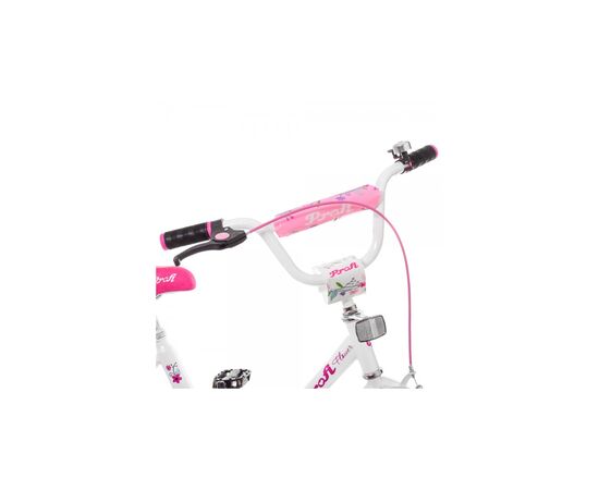 Детский велосипед Prof1 16" Flower Белый/Розовый (Y1685 white/pink), изображение 3