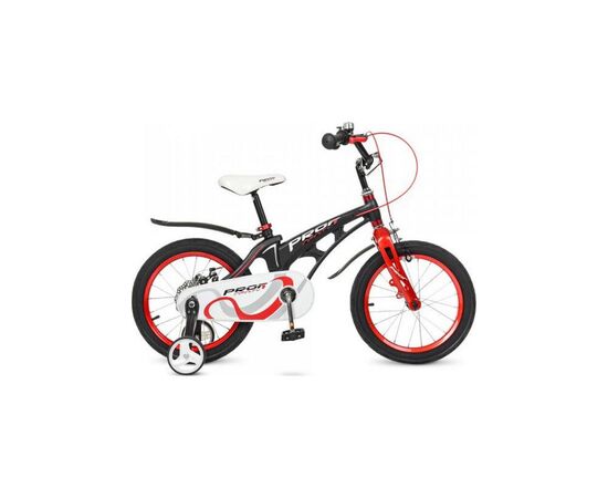 Детский велосипед Prof1 18" Infinity Черный с красным (LMG18201 black/red), изображение 2