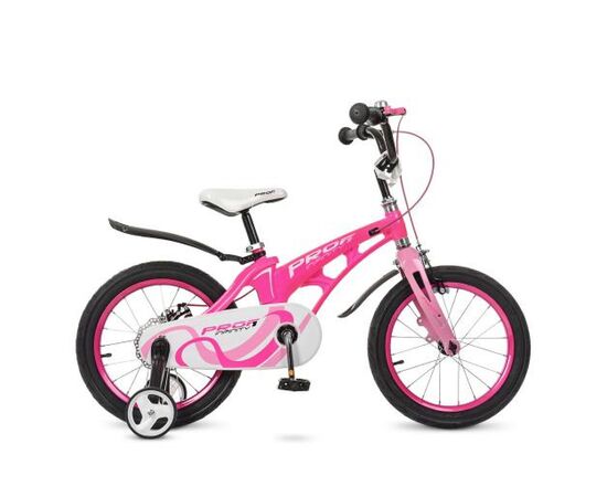 Детский велосипед Prof1 18" Infinity Малиновый с розовым (LMG18203 crimson/pink), изображение 2
