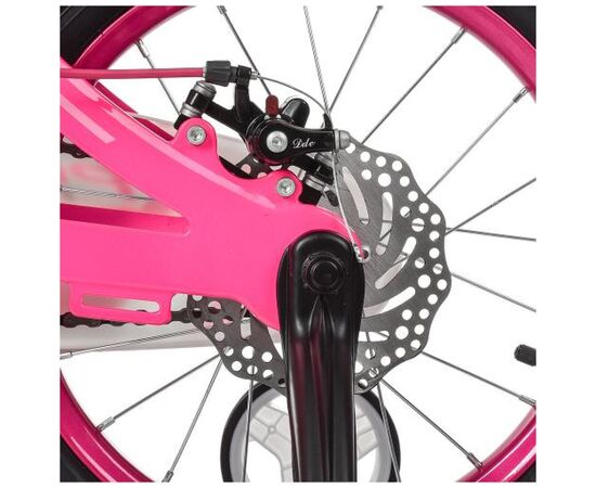 Детский велосипед Prof1 18" Infinity Малиновый с розовым (LMG18203 crimson/pink), изображение 4
