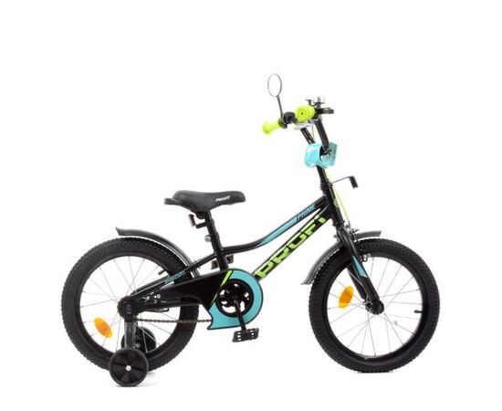 Детский велосипед Prof1 18" Prime Черный (Y18224 black), изображение 2