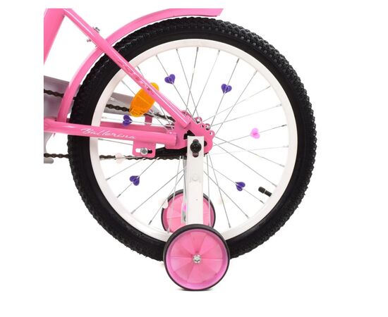 Детский велосипед Prof1 18" Flower Розовый (Y1881 pink), изображение 5 Детский велосипед Prof1 18" Flower Розовый (Y1881 pink), изображение 5