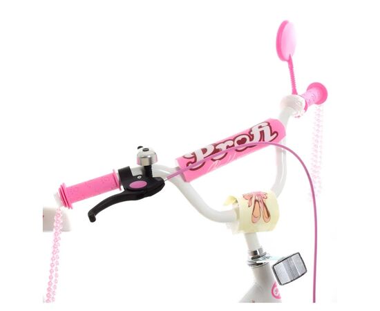 Детский велосипед Prof1 18" Flower Белый с розовым (Y1885 white/pink), изображение 5 Детский велосипед Prof1 18" Flower Белый с розовым (Y1885 white/pink), изображение 5