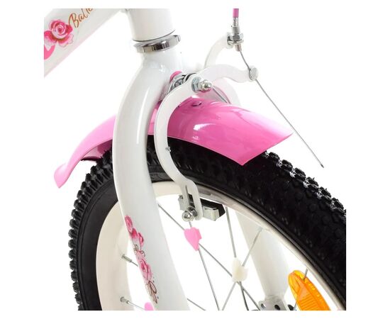 Детский велосипед Prof1 18" Flower Белый с розовым (Y1885 white/pink), изображение 6 Детский велосипед Prof1 18" Flower Белый с розовым (Y1885 white/pink), изображение 6