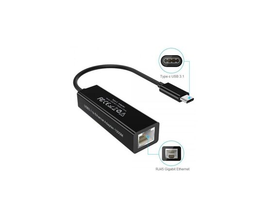 Адаптер USB-C to Gigabit Ethernet Choetech (HUB-R01), изображение 3 Адаптер USB-C to Gigabit Ethernet Choetech (HUB-R01), изображение 3