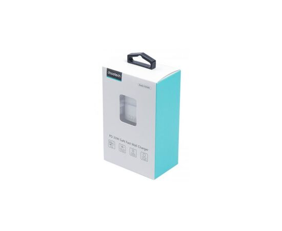 Зарядное устройство Choetech GaN USB-A/USB-C 33W QC3.0/PD/PPS (PD5006-EU-WH), изображение 3 Зарядное устройство Choetech GaN USB-A/USB-C 33W QC3.0/PD/PPS (PD5006-EU-WH), изображение 3