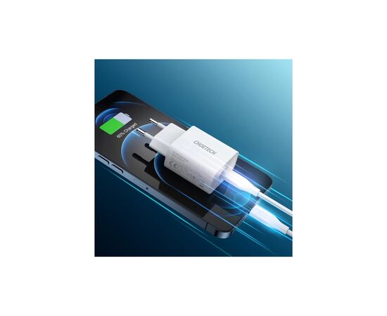 Зарядное устройство Choetech USB-С 20W PD/QC (Q5004-EU-WH), изображение 3 Зарядное устройство Choetech USB-С 20W PD/QC (Q5004-EU-WH), изображение 3