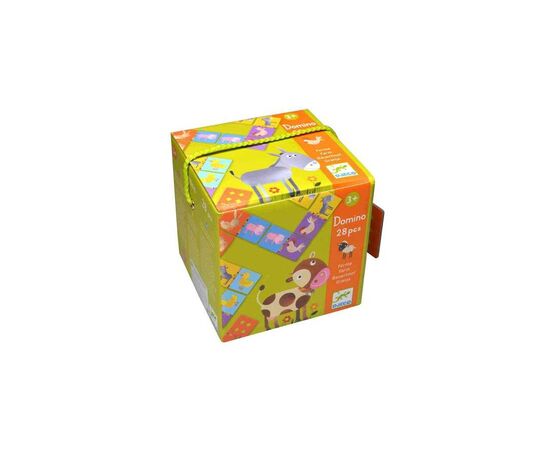 Настольная игра Djeco Детское домино. Ферма (DJ08158)