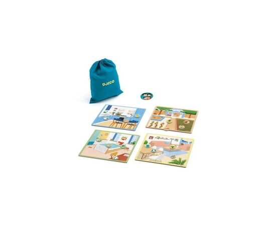 Настольная игра Djeco Найди пропажу (DJ08542), изображение 2 Настольная игра Djeco Найди пропажу (DJ08542), изображение 2