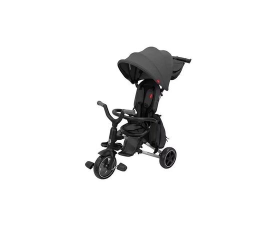 Дитячий велосипед QPlay Nova Rubber Black складаний триколісний дитячий без сумки (S700BlackRubber)