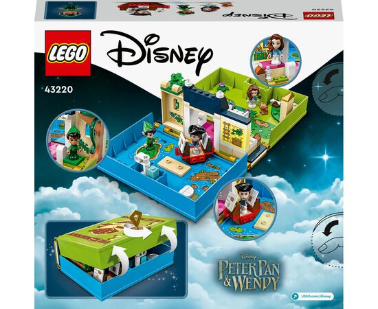 Конструктор LEGO Disney Classic Книга приключений Питера Пена и Венди 111 деталей (43220), изображение 10 Конструктор LEGO Disney Classic Книга приключений Питера Пена и Венди 111 деталей (43220), изображение 10