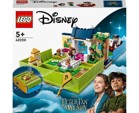 Конструктор LEGO Disney Classic Книга приключений Питера Пена и Венди 111 деталей (43220)