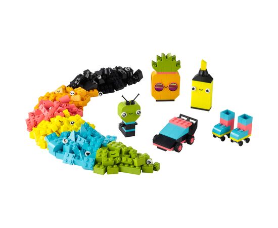 Конструктор LEGO Classic Творчі неонові веселощі 333 деталі (11027), зображення 2