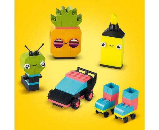 Конструктор LEGO Classic Творчі неонові веселощі 333 деталі (11027), зображення 4