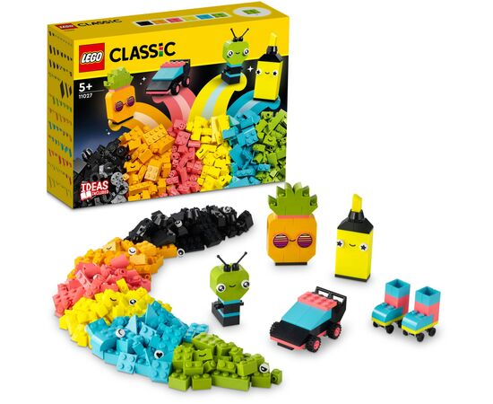 Конструктор LEGO Classic Творчі неонові веселощі 333 деталі (11027), зображення 8