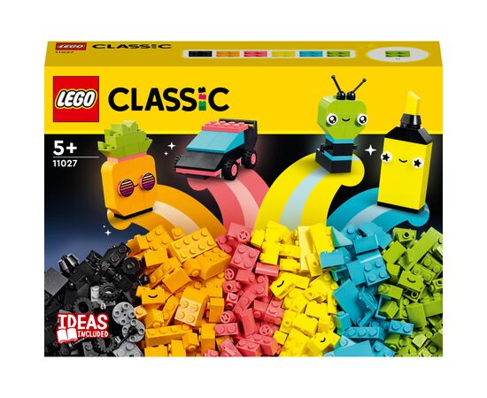 Конструктор LEGO Classic Творческое неоновое веселье 333 детали (11027)