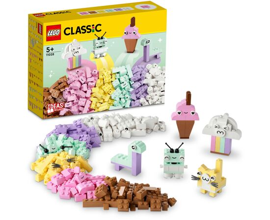 Конструктор LEGO Classic Творчі пастельні веселощі 333 деталі (11028), зображення 9 Конструктор LEGO Classic Творчі пастельні веселощі 333 деталі (11028), зображення 9