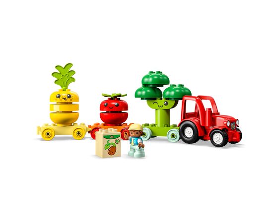 Конструктор LEGO DUPLO My First Трактор для вирощування фруктів та овочів 19 деталей (10982), зображення 2 Конструктор LEGO DUPLO My First Трактор для вирощування фруктів та овочів 19 деталей (10982), зображення 2