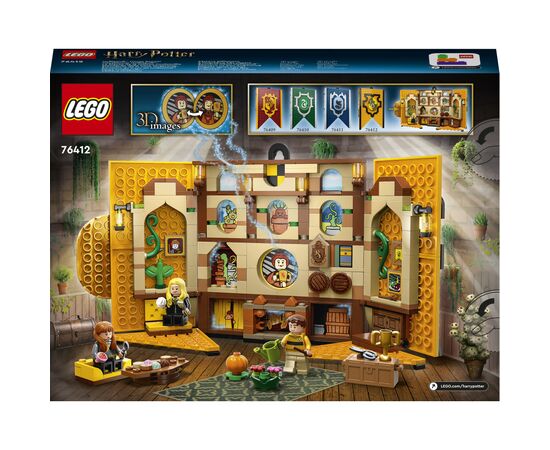 Конструктор LEGO Harry Potter Прапор гуртожитку Гафелпаф 313 деталей (76412), зображення 10 Конструктор LEGO Harry Potter Прапор гуртожитку Гафелпаф 313 деталей (76412), зображення 10