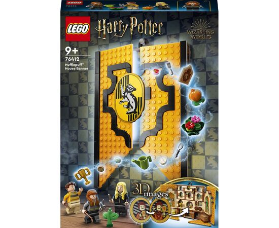 Конструктор LEGO Harry Potter Флаг общежития Гафелпаф 313 деталей (76412)