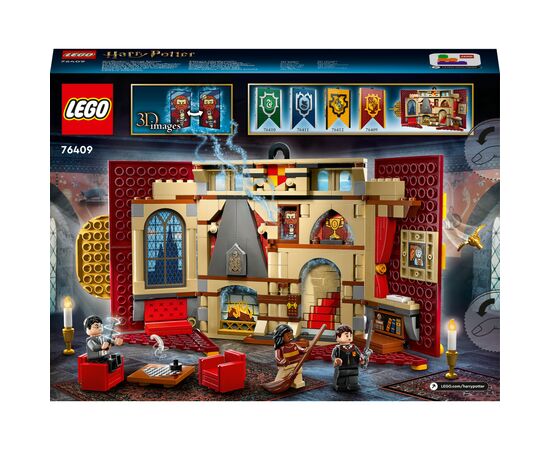 Конструктор LEGO Harry Potter Прапор гуртожитку Ґрифіндор 285 деталей (76409), зображення 10 Конструктор LEGO Harry Potter Прапор гуртожитку Ґрифіндор 285 деталей (76409), зображення 10