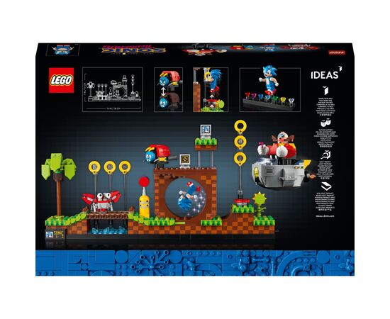 Конструктор LEGO Ideas Їжачок Сонік — Зона із зеленим пагорбом 1125 деталей (21331), зображення 10 Конструктор LEGO Ideas Їжачок Сонік — Зона із зеленим пагорбом 1125 деталей (21331), зображення 10