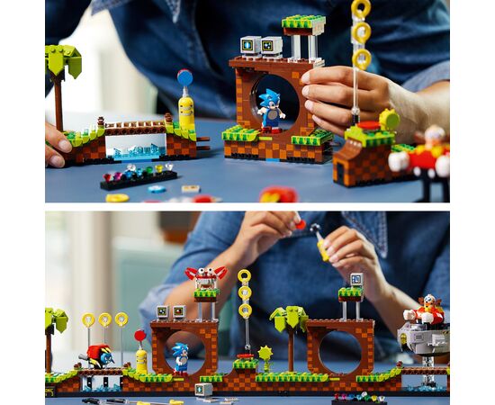 Конструктор LEGO Ideas Їжачок Сонік — Зона із зеленим пагорбом 1125 деталей (21331), зображення 6 Конструктор LEGO Ideas Їжачок Сонік — Зона із зеленим пагорбом 1125 деталей (21331), зображення 6