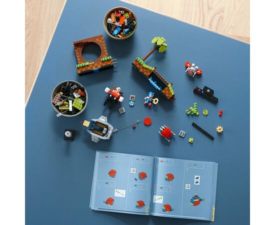 Конструктор LEGO Ideas Їжачок Сонік — Зона із зеленим пагорбом 1125 деталей (21331), зображення 7 Конструктор LEGO Ideas Їжачок Сонік — Зона із зеленим пагорбом 1125 деталей (21331), зображення 7