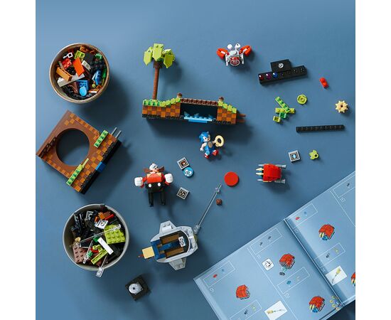 Конструктор LEGO Ideas Їжачок Сонік — Зона із зеленим пагорбом 1125 деталей (21331), зображення 8 Конструктор LEGO Ideas Їжачок Сонік — Зона із зеленим пагорбом 1125 деталей (21331), зображення 8