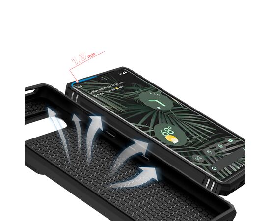 Чехол для моб. телефона BeCover Military Google Pixel 7 Pro Black (708828), изображение 5 Чехол для моб. телефона BeCover Military Google Pixel 7 Pro Black (708828), изображение 5