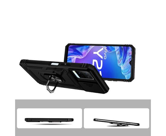 Чехол для моб. телефона BeCover Military Vivo Y33s / Y21 Black (708834), изображение 3 Чехол для моб. телефона BeCover Military Vivo Y33s / Y21 Black (708834), изображение 3