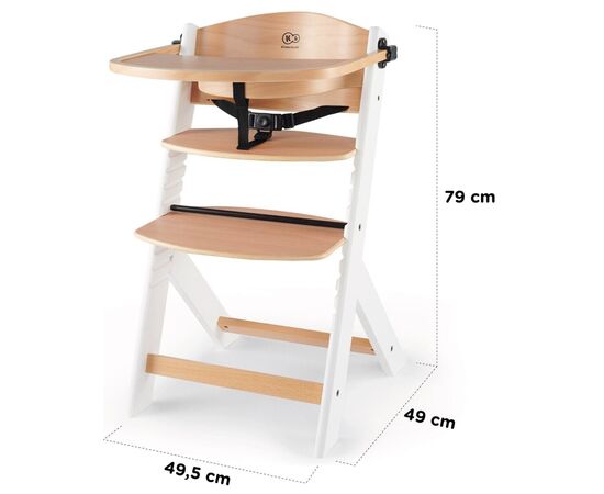 Стульчик для кормления Kinderkraft Enock Gray Wood (5902533915095), изображение 6