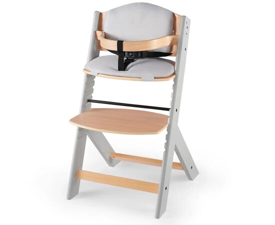Стульчик для кормления Kinderkraft Enock Gray Wood с подушкой (5902533917259), изображение 2
