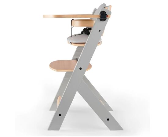 Стульчик для кормления Kinderkraft Enock Gray Wood с подушкой (5902533917259), изображение 4