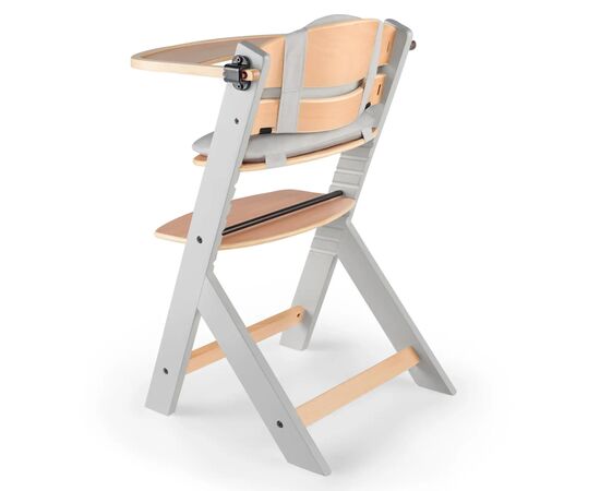 Стульчик для кормления Kinderkraft Enock Gray Wood с подушкой (5902533917259), изображение 6