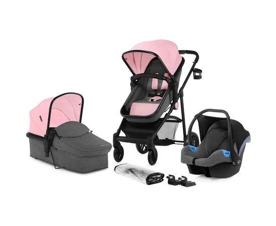 Коляска Kinderkraft 3 в 1 Juli Pink (KKWJULIPNK3000) (5902533911745), изображение 8 Коляска Kinderkraft 3 в 1 Juli Pink (KKWJULIPNK3000) (5902533911745), изображение 8