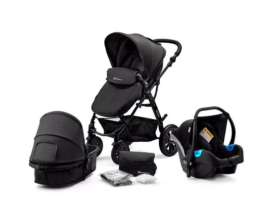 Коляска Kinderkraft 3 в 1 Moov Black (KKWMOOVBLK00NC) (5902533909469)