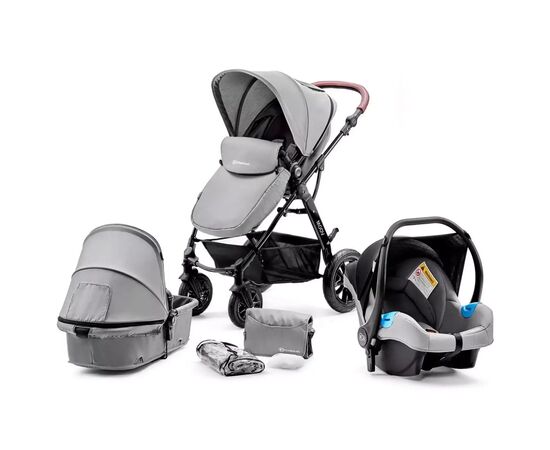 Коляска Kinderkraft 3 в 1 Moov Gray (KKWMOOVGRY00NC) (5902533906949)