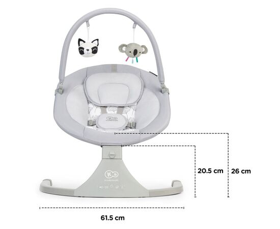Кресло-качалка Kinderkraft Luli Gray (5902533915668), изображение 6 Кресло-качалка Kinderkraft Luli Gray (5902533915668), изображение 6