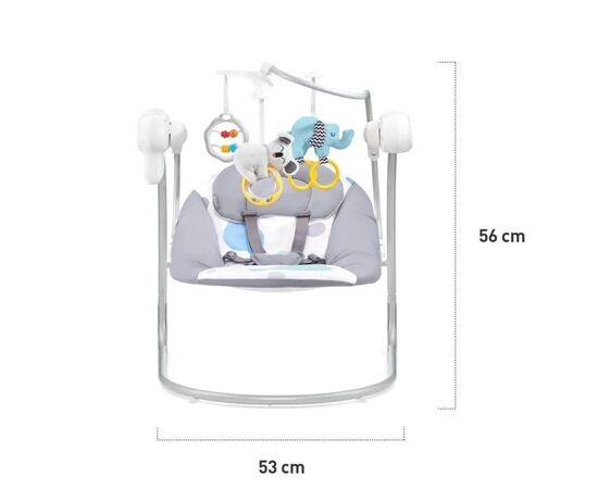 Кресло-качалка Kinderkraft Minky Mint (5902533909063), изображение 3 Кресло-качалка Kinderkraft Minky Mint (5902533909063), изображение 3
