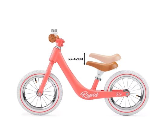 Беговел Kinderkraft Rapid Magic Coral (KKRRAPICRL0000) (5902533913725), изображение 5 Беговел Kinderkraft Rapid Magic Coral (KKRRAPICRL0000) (5902533913725), изображение 5