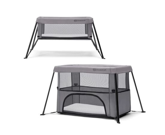 Кроватка Kinderkraft манеж 2 в 1 Movi Grey (5902533918447), изображение 6 Кроватка Kinderkraft манеж 2 в 1 Movi Grey (5902533918447), изображение 6