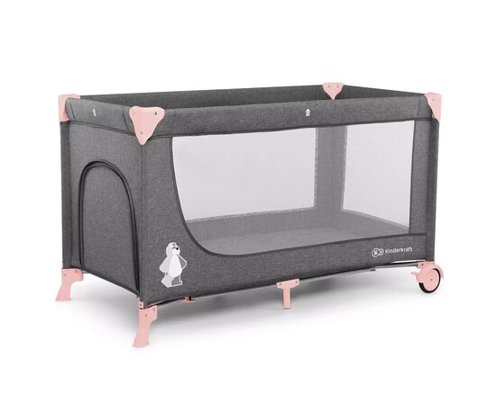 Ліжечко Kinderkraft манеж Joy Pink (5902533911257)