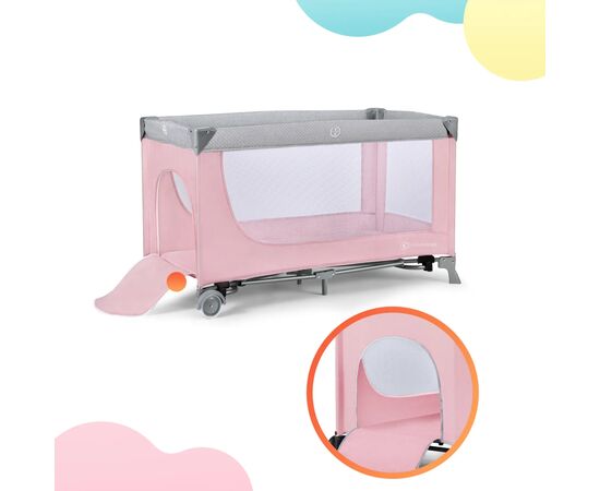Кроватка Kinderkraft манеж Leody Pink (5902533917983), изображение 9 Кроватка Kinderkraft манеж Leody Pink (5902533917983), изображение 9