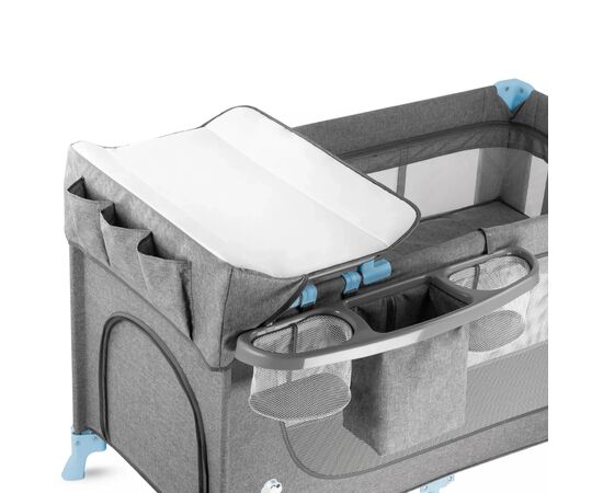 Кроватка Kinderkraft манеж с пеленатором Joy Blue (5902533911288), изображение 10 Кроватка Kinderkraft манеж с пеленатором Joy Blue (5902533911288), изображение 10